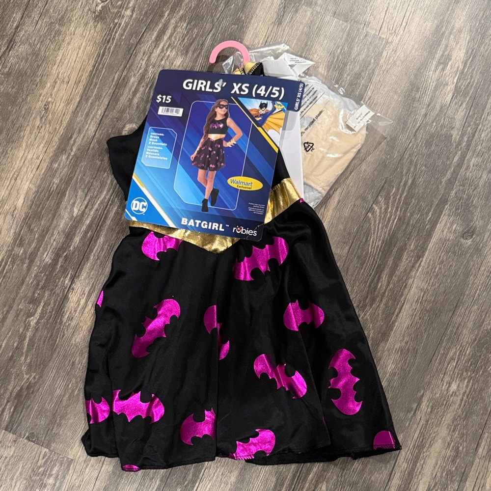 Batgirl child costume Halloween dress up